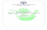 Manual of Practical Pharmacognosy &Phytochemistry Lab. · PDF filePharmacognosy &Phytochemistry Lab. 2016/2017 . 2 ... is often of diagnostic significance. Cork: as the plant axis