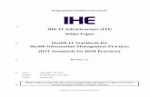 IHE IT Infrastructure (ITI) White Paper Health IT ...ihe.net/uploadedFiles/Documents/ITI/IHE_ITI_WP... · IHE IT Infrastructure White Paper – Health IT Standards for Health Information