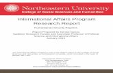 Research Report - Northeastern University · PDF fileResearch Report Humanitarian ... Sadeleer Research Faculty and Associate Professor of Political ... the rationale of military necessity