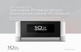 10x Genomics® Sample Preparation Demonstrated Protocol · PDF filereagents and consumables, minimizing pipetting steps, and using wide-bore pipette ... required for Single Cell workflow,
