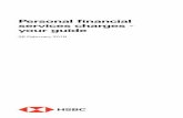 Personal financial services charges - HSBC Bank Australia · PDF file2 About this guide At HSBC we want to make it easy for you to know exactly the fees and charges that apply to the