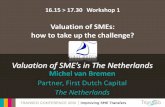 Valuation of SME s in The Netherlands - Transeo Transeo Conference 2012... · Valuation of SME’s in The Netherlands Michel van Bremen ... (WACC)? –Solution ... –MBA at Lyon