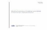 A manual for implementation -  · PDF fileStaffing norms based on ... services (i.e. overall staffing ... Workload indicators of staffing need – A manual for implementation