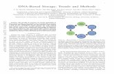 DNA-Based Storage: Trends and Methods - arXiv · PDF fileDNA-Based Storage: Trends and Methods ... the many advances in traditional data recording techniques, ... and editing methods