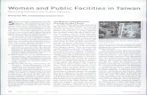 Women and Public Facilities in · PDF fileWomen and Public Facilities in Taiwan ... It was called 'Tlie March 8 New Position on Women's Toilets Allows ... and markedly raised the number