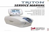 SERVICE MANUAL - ERS Biomedical Service 4739 SERV MAN.pdf · 1 Triton® Traction Unit Read, understand, and follow the Safety Precautions and all other information contained in this