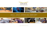 2012 – 2013 AnnuAl Repo Rt - Squarespace · PDF file2012 – 2013 AnnuAl Repo Rt isis.washington.edu ... and e-learning module resources such as the patient ... 4 isis annuaL report
