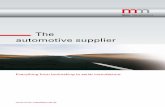 The automotive supplier - Muhr Metalltechnik … · The automotive supplier ... on the CAD/CAM programs CATIA V5, ... car body reinforcements, tube stays and decorative screens.