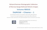 D&RGW – Chama – 1 · PDF fileRichard Dorman Photographic Collection of Narrow Gauge Railroad Historic Images Volume RD010 D&RGW – Chama – 1 The photograph thumbnails in