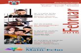 Veranstaltungskalender Kultur · Kunst · Termine Februar · PDF fileBlicher / Hemmer / Steve Gadd – Superdrummer Steve Gadd groovt mit Hammond und Saxophon-Trio feinsten Souljazz.