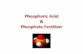 Phosphoric Acid & Phosphate 308/Phosphoric Acid.pdf · PDF filePhosphoric acid •Mineral acid •Also known as orthophosphoric acid or phosphoric(V) acid •Chemical formula H 3