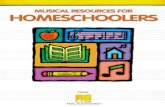 MUSICAL RESOURCES FOR HOMESCHOOLERS - Hal  · PDF fileMUSICAL RESOURCES FOR HOMESCHOOLERS ... entire unit of study that makes learning fun and motivational! ... LISZT’S RHAPSODY
