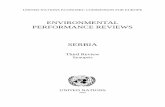 ENVIRONMENTAL PERFORMANCE REVIEWS SERBIA · PDF fileENVIRONMENTAL PERFORMANCE REVIEWS SERBIA Third Review ... The country’s economy is export dependent ... Synopsis national and