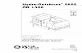 Hydro-Retriever 2052 CR 1300 - · PDF filemaintains an inventory of Nilfisk-Advance original replacement parts and accessories. ... 3 Duw de machine van de afrit af naar de grond