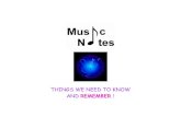 THINGS WE NEED TO KNOW AND REMEMBER · PDF file1/2 BEAT TA DI 1/4 BEAT ... Loud and Soft Piano Pianissimo (ppp)- Very, ... - Soft Mezzo Piano (mp)- Medium Soft Mezzo Forte (mf)- Medium