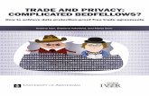 TRADE AND PRIVACY: COMPLICATED BEDFELLOWS? - · PDF fileHow to achieve data protection-proof free trade agreements 1 TRADE AND PRIVACY: Complicated bedfellows? How to data protection-proof