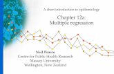 Chapter 12a: Multiple regression -  · PDF fileChapter 12a: Multiple regression ... Logistic regression is the appropriate model ... 1 Asbestos 0.693 2.0 0.24 0.693 2.0 0.24