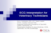 ECG Interpretation for Veterinary · PDF fileECG Interpretation for Veterinary Technicians Ori D. Scislowicz, BS, LVT, Team Leader CVCA- Cardiac Care for Pets . Dogwood Veterinary
