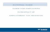 PAYE-GEN-01-G05 - Guide for Employers in respect of ... - Guid… · external guide guide for employers in respect of employment tax incentive paye-gen-01-g05 revision: 4 page 2 of