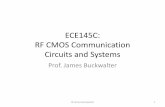 ECE145C: RF CMOS Communication Circuits and · PDF fileECE145C: RF CMOS Communication Circuits and Systems ... t is the transmit antenna gain, A ... the directivity of the antenna