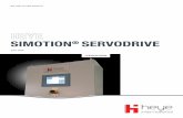 SIMOTION Serv Odr Ive - Heye · PDF file1012/300 Advantages Easy to handle by 10” touchscreen Heye Simotion® Servodrive can be integrated in the production either as master or as