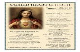 SACRED HEART CHURCHsacredheartmanoa.org/bulletin/Bulletn-20180128.pdf · SACRED HEART CHURCH January 28, 2018 4TH SUNDAY IN ORDINARY TIME Deacon John J. Suplee 105 Wilson Ave. Havertown,