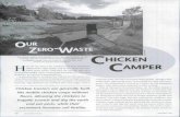 CHICKEN - CaliforniaWaste+Chicken+Camper.pdf · The chicken tractor ot EcoReality in the "daytime" position. In the evening, after the chickens and rooster have huddled inside, ecovitlagers