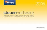 WISO steuer:Software 2016 - update2.buhl-data.comupdate2.buhl-data.com/documents/WISOsteuerSoftware2016.pdf · INHALTSVERZEICHNIS 3 WISO steuer:Software 2016 Inhaltsverzeichnis ERST
