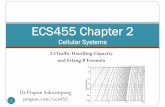 ECS455 Chapter 2 - Thammasat University - 2 - 4 - Erlang B Formula.pdf · ECS455 Chapter 2 Cellular Systems 2.4 ... Measure of channel time utilization ... implies that the channel