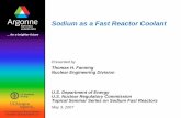 Sodium as a Fast Reactor Coolant - Brave New · PDF file03.05.2007 · Sodium as a Fast Reactor Coolant Presented by. Thomas H. Fanning. Nuclear Engineering Division. U.S. Department