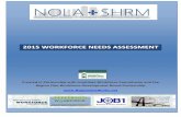 2015 WORKFORCE NEEDS ASSESSMENT - nola.shrm.org Workforce... · A Workforce Needs Assessment survey of the members of the NOLA-SHRM was conducted from June 18, ... anticipating a