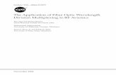 The Application of Fiber Optic Wavelength Division ...cs.ou.edu/~atiq/papers/04-TR-NASA-TM-2004-213377.pdf · The Application of Fiber Optic Wavelength ... (WDM) to the avionics environment