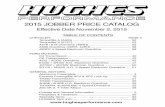 2015 JOBBER PRICE CATALOG - Hughes Performancehughesperformance.com/wp-content/uploads/2015/04/hughes-2015... · TABLE OF CONTENTS CHRYSLER; PAGE # Torqueflite 6 (A904) ..... 52 Torqueflite