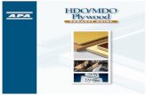 APA Product Guide: HDO/MDO Plywoodmurphyplywood.com/pdfs/softwood/HDO_MDO_Product_Guides.pdf · Product Guide HDO/MDO Plywood. 2 FORM NO. B360N ...