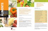 ALIMENTS -  · PDF fileque nous mangeons influencent l’apparition et le traitement de l’hypertension LES ALIMENTS artérielle... Est-ce que je sais comment bien manger ?