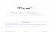 EPC™ Radio-Frequency Identity Protocols Class-1  · PDF fileIndex of Figures FIGURE 6.1 – PIE SYMBOLS