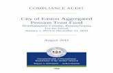 COMPLIANCE AUDIT City of Easton Aggregated Pension Trust · PDF fileinformation provided on these reports is accurate, ... Generally, municipal pension ... The City of Easton Aggregated