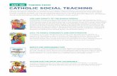 CST 101 THEMES FROM CATHOLIC SOCIAL TEACHING · PDF fileRIGHTS AND RESPONSIBILITIES ... responsibilities—to one another, to our families, ... CATHOLIC SOCIAL TEACHING THEMES FROM