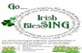 A St. Patrick’s Day Program designed for a Barbershop ... · PDF fileThere are 5 free Irish songs available to Go..Irish BLesSING! 1. My Wild Irish Rose 2. When Irish Eyes Are Smiling