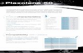 Download the PLAXOLENE 50 leaflet.(pdf) - · PDF filePlaxolene 50 SPeCiaL FLuiDS DiviSion > Kinematic Viscosity Temperature (°C) viscosity (cst) 0 40 50 60 70 80 90 100 1 000 2 000