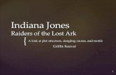 Indiana Jones Raiders of the Lost Ark - LHSFilmLitKauvar+Indiana+Jones.pdf · Indiana Jones Raiders of the Lost Ark A look at plot structure, dangling causes, and motifs Griffin Kauvar