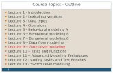 Course Topics - Outline - BIUengineering.biu.ac.il/files/engineering/shared/Lecture_9_Gate... · ... Half Adder module half_adder ... in1, in2) ; // 2-input NAND Gate or gate2 (out