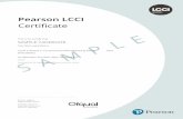 Pearson BTEC Pearson LCCI Level 3 Diploma Certificate · PDF fileV772 Certificates 2 Spot Colours Final.indd 3 01/09/2016 12:48 S A M P L E Pearson LCCI Certificate This is to certify