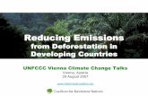 Reducing Emissions from Deforestation in Developing Countries · PDF fileReducing Emissions from Deforestation in ... Foods: Soya, Coffee, Cocoa, Sugar, ... Reducing Emissions from