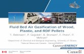 Fluid Bed Air Gasification of Wood, Plastic, and RDF Pellets … · Fluid Bed Air Gasification of Wood, Plastic, and RDF Pellets T ... Many remote and isolated communities face waste