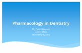 Pharmacology of Dentistry - Toronto Academy of  · PDF fileWhat drugs do to the body Includes duration and magnitude of responses Dose-response considerations Pharmacodynamics