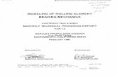 MODELING OF ROLLING ELEMENT BEARING MECHANICS · PDF file2.0 of the program plan will be used as the schedule and ... The code that was ... Modeling of Rolling Element Bearing Mechanics