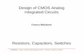 Design of CMOS Analog Integrated Circuits - unipvims.unipv.it/courses/download/DIC/Presentation02.pdf · Undercut effect : W’ = W - 2x L’ = L - 2x ... Design of CMOS Analog Integrated