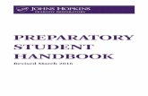 PREPARATORY STUDENT HANDBOOK - Peabody …peabody.jhu.edu/.../2017/08/Preparatory-Student-Handbook-REV031… · PREPARATORY STUDENT HANDBOOK ... Please note: Any student without ...