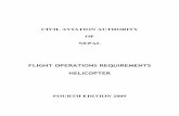 FLIGHT OPERATIONS REQUIREMENTS HELICOPTER · PDF fileflight operations requirements helicopter ... 2.2 safety management chap 2-4 ... 10.14 tolerances for p2 chap 10-13 10.15 tolerances